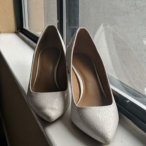 Calvin Klein White Heels